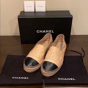 Chanel Leather Espadrilles